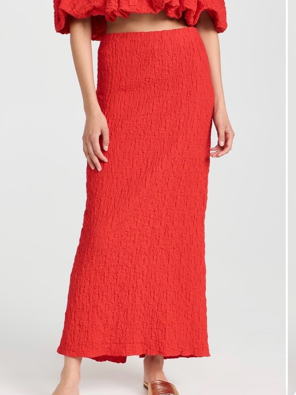 Show Me Your MuMu Maria Midi Skirt - Red